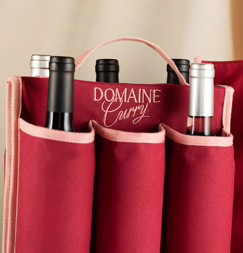 DOMAINE CURRY WINE BOTTLE TOTE - Image 3